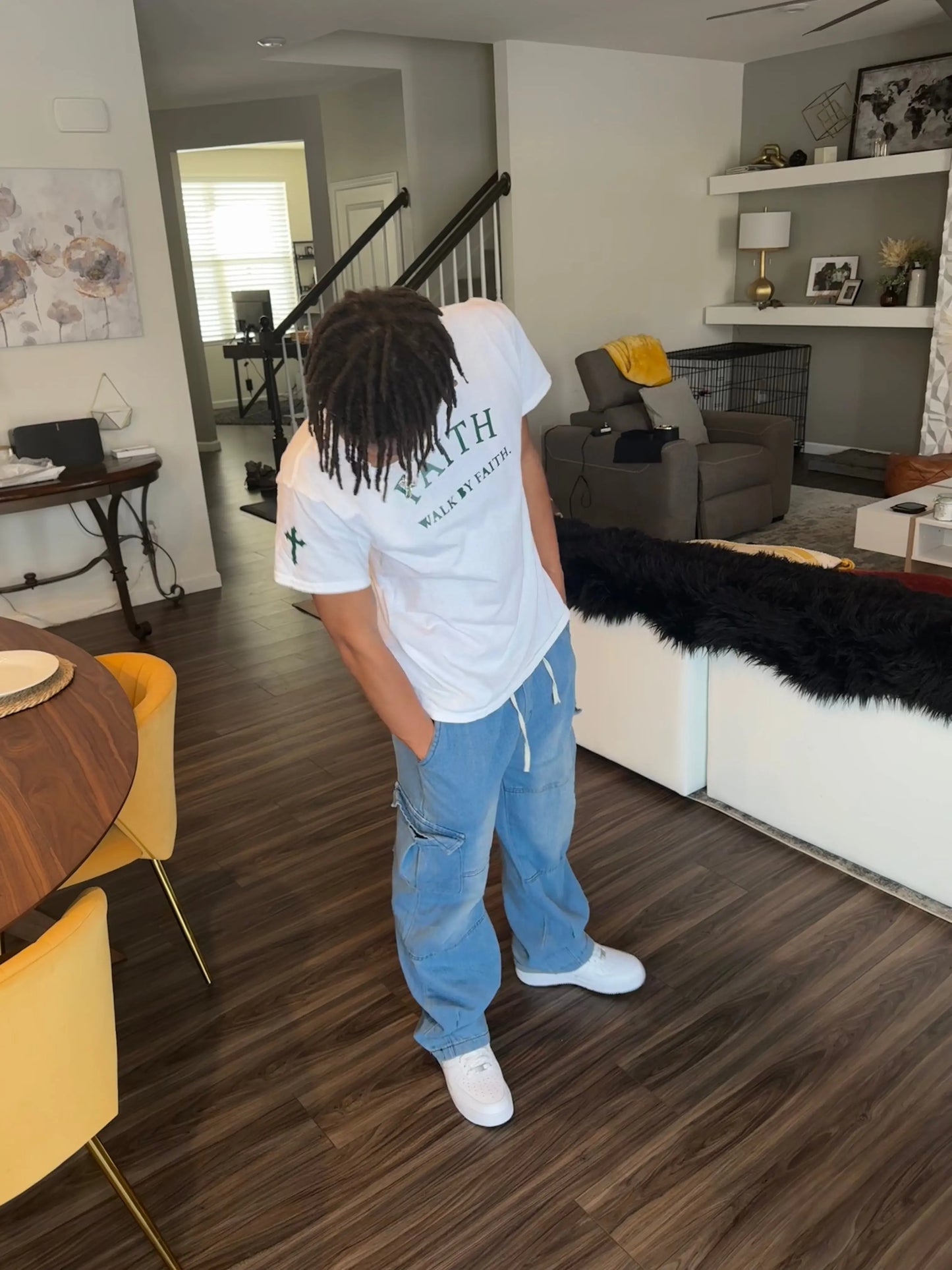 Faith T-Shirt Dark Green WalkByFaith Exclusives