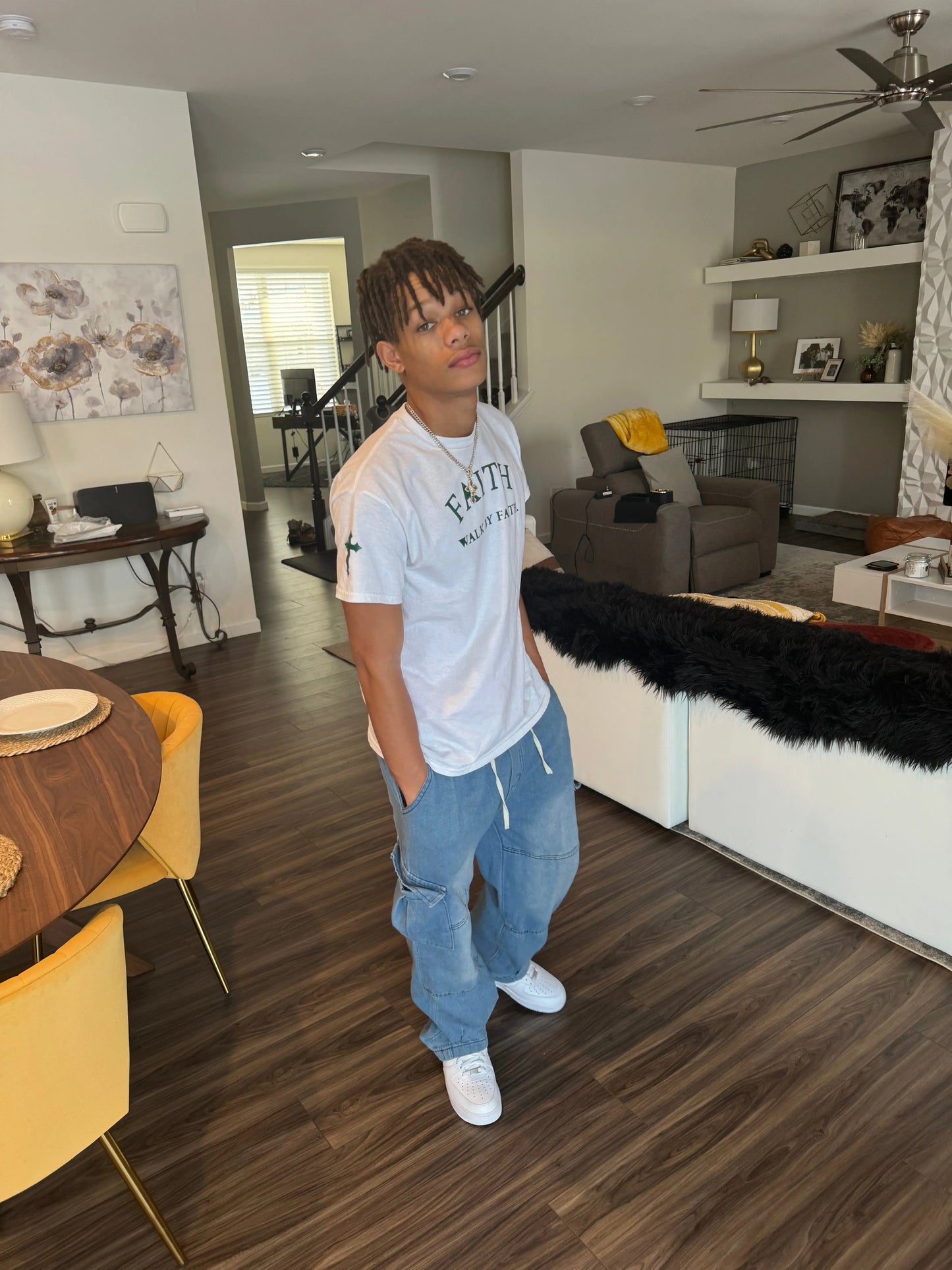 Faith T-Shirt Dark Green WalkByFaith Exclusives