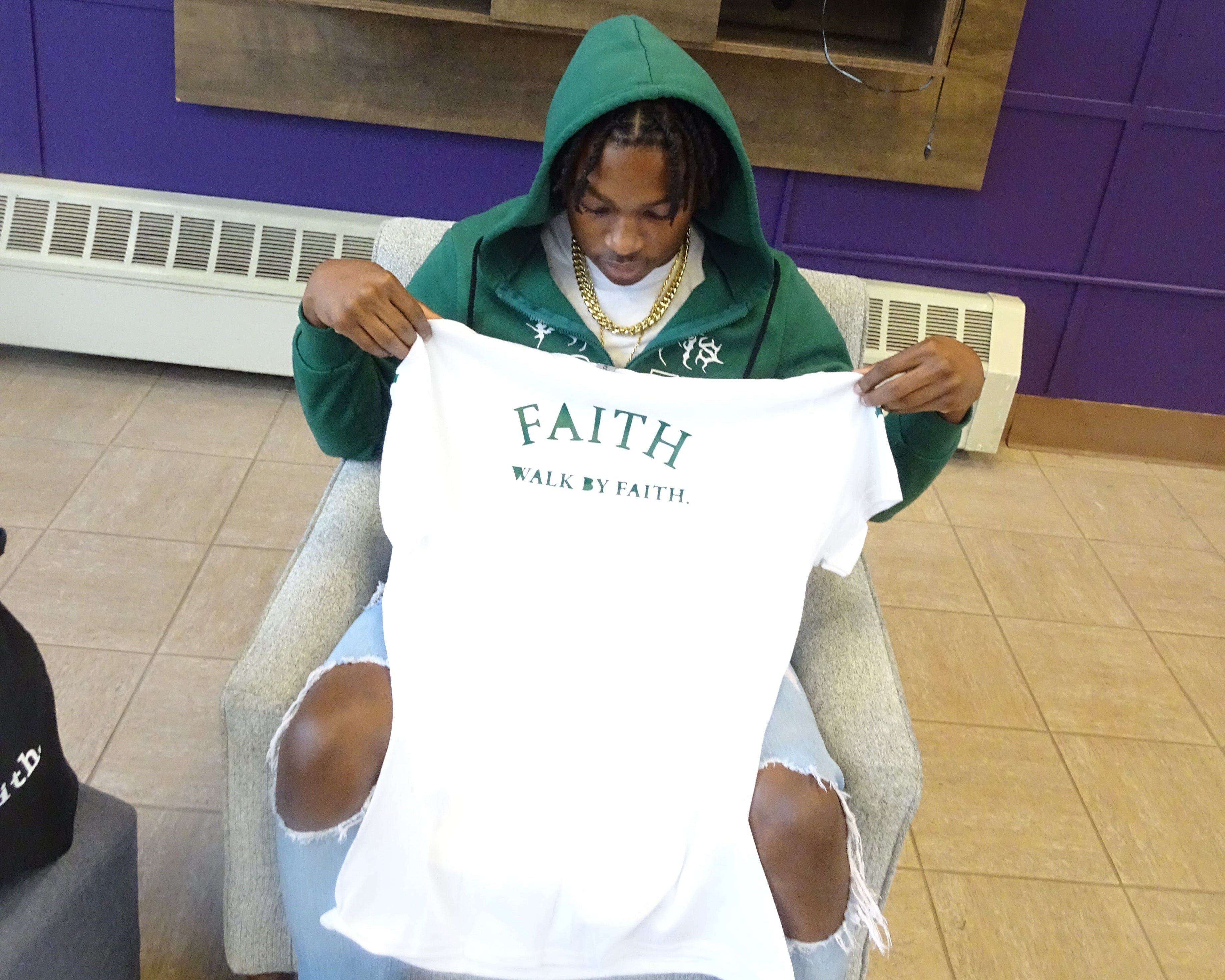 Faith T-Shirt Dark Green