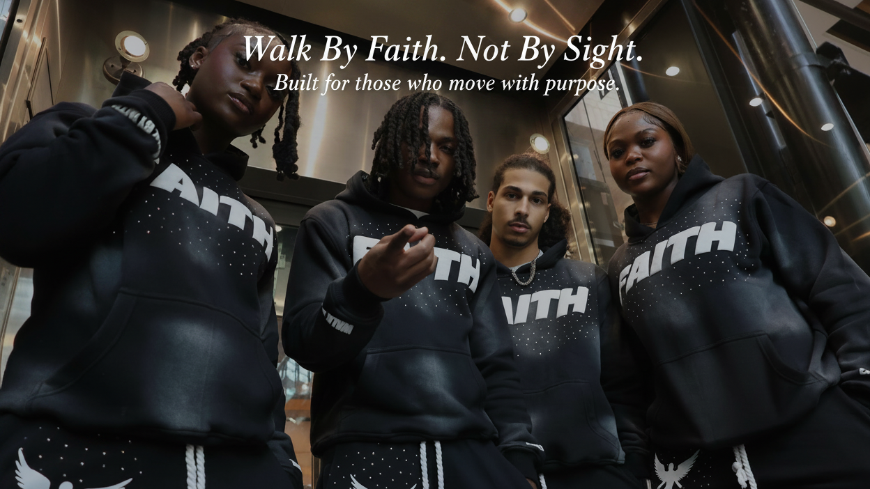 Walk By Faith. Not By Sight. — Built for those who move with purpose.